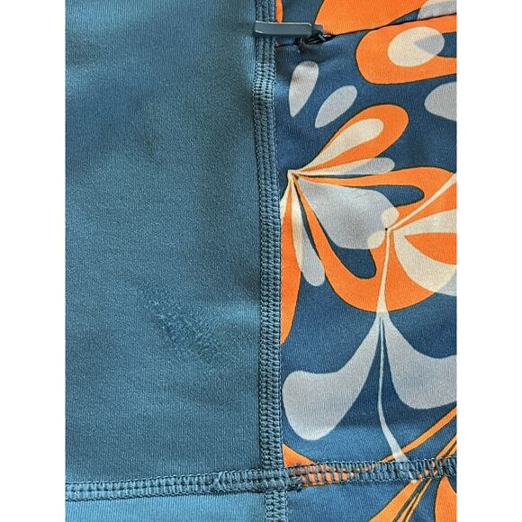 Brooks Blue Orange Floral Racerback Sports Tank Top Women’s Size Small - Picture 10 of 11